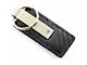 Wrangler Leather Key Fob; Black Carbon Fiber