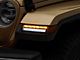 Full LED Side Marker Lights with Sequential Turn Signals; Black (18-24 Jeep Wrangler JL w/ Factory LED Light Package)
