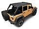 TruShield Mesh Shade Top; Black (07-18 Jeep Wrangler JK 4-Door)