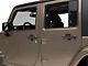 RedRock Door Handle Paint Guards; Matte Black (07-18 Jeep Wrangler JK)