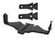 Go Rhino 6-Inch Single Row LED Light Bar Hood Hinge Mount; Textured Black (20-24 Jeep Gladiator JT)