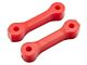 RedRock Replacement Hood Latch Straps; Red (07-18 Jeep Wrangler JK)