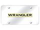 Wrangler License Plate (Universal; Some Adaptation May Be Required)