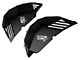 Fishbone Offroad Aluminum Inner Fenders; Rear; Black (18-24 Jeep Wrangler JL)