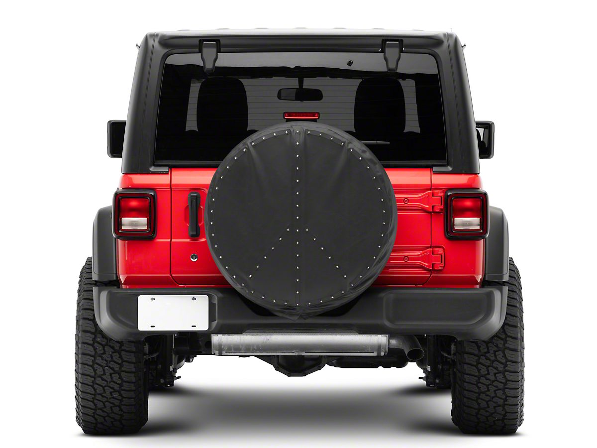 Pink Ombre Anchor Black 2024 Spare Tire Cover for Gladiator, Wrangler, Jt, Jl, Jlu, Jk, Jku, Tj, Lj, Cj, Yj