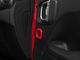 RedRock Door Lock Trim Bezels; Red (18-24 Jeep Wrangler JL)