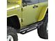 Step Nerf Bar; Rock Crawler; 2-Door; Black (07-16 Jeep Wrangler JK)