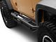 Tubular Rocker Guards; Black (07-18 Jeep Wrangler JK 4-Door)