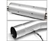 Muffler Catback Exhaust System; Single Tip; Stainless Steel (12-15 Jeep Wrangler JK)