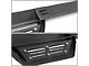 3-Inch Drop Side Step Bars; Black (18-24 Jeep Wrangler JL 4-Door)