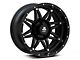 Mammoth Approach Matte Black Wheel; 17x9 (07-18 Jeep Wrangler JK)