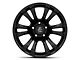 Mammoth Madness Matte Black Wheel; 18x9 (07-18 Jeep Wrangler JK)