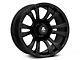 Mammoth Madness Matte Black Wheel; 18x9; -6mm Offset (07-18 Jeep Wrangler JK)