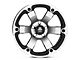 Mammoth Rogue Matte Black Machined Wheel; 18x9; -6mm Offset (07-18 Jeep Wrangler JK)