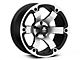 Mammoth Rogue Matte Black Machined Wheel; 18x9; -6mm Offset (07-18 Jeep Wrangler JK)