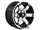 Mammoth Rogue Matte Black Machined Wheel; 18x9; -6mm Offset (18-24 Jeep Wrangler JL)