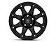 Mammoth Wheeler Matte Black Wheel; 17x9 (07-18 Jeep Wrangler JK)