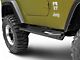 Rocker Armor Side Step Bars; Matte Black (87-06 Jeep Wrangler YJ & TJ, Excluding Unlimited)