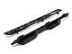 Round Tube Drop Style Nerf Side Step Bars; Black (07-18 Jeep Wrangler JK 4-Door)