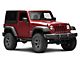 Square Tube Drop Style Nerf Side Step Bars; Matte Black (07-18 Jeep Wrangler JK 2-Door)