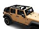 Dirty Dog 4x4 3-Piece Rear Netting Kit (07-18 Jeep Wrangler JK 4-Door)