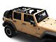 Dirty Dog 4x4 3-Piece Rear Spider Netting Kit (07-18 Jeep Wrangler JK 4-Door)