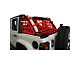 Dirty Dog 4x4 3-Piece Rear Netting Kit (18-24 Jeep Wrangler JL 4-Door)