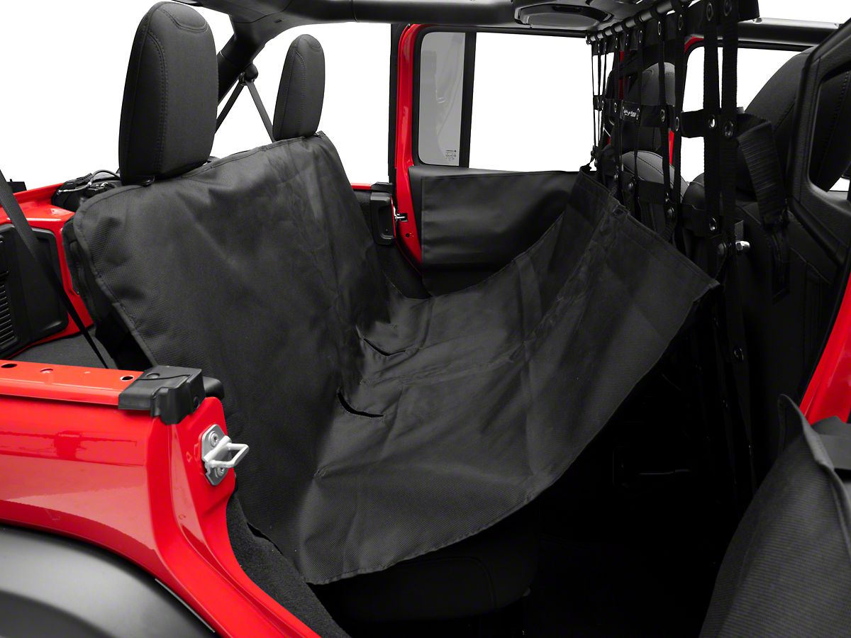 Dirty Dog 4x4 Jeep Wrangler Pet Divider with Hammock and Door Protectors J143598 JL 18 23 Jeep Wrangler JL 4 Door Free Shipping