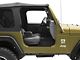 Rugged Ridge Door Entry Guards; Black (97-06 Jeep Wrangler TJ)