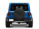 MasterTop Spare Tire Cover for 245/75R17 and 255/70R18; Black (18-24 Jeep Wrangler JL)