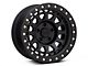 Black Rhino Primm Matte Black with Brass Bolts Wheel; 17x9; -18mm Offset (07-18 Jeep Wrangler JK)