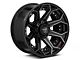 4Play 4P80R Brushed Black Wheel; 20x10 (07-18 Jeep Wrangler JK)