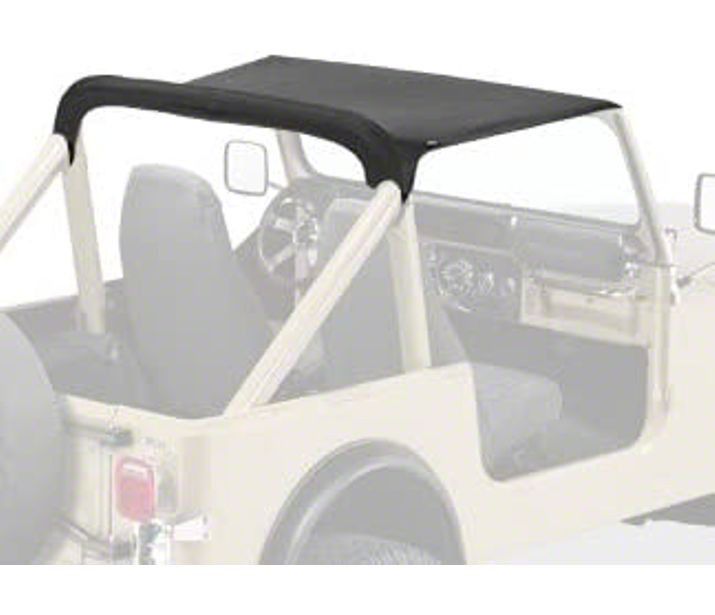 Bestop Jeep Wrangler Strapless Bikini Top; Black Crush 52518-01 (80-86 Jeep  CJ7)