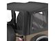 Bestop Sailcloth Replace-A-Top with Clear Windows; Black Diamond (03-06 Jeep Wrangler TJ w/ Full Steel Doors)