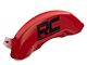 Rough Country Red Brake Caliper Covers; Front and Rear (18-22 Jeep Wrangler JL)