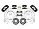 Wilwood AERO6 Front Big Brake Kit with 14-Inch Slotted Rotors; Black Calipers (18-24 Jeep Wrangler JL)