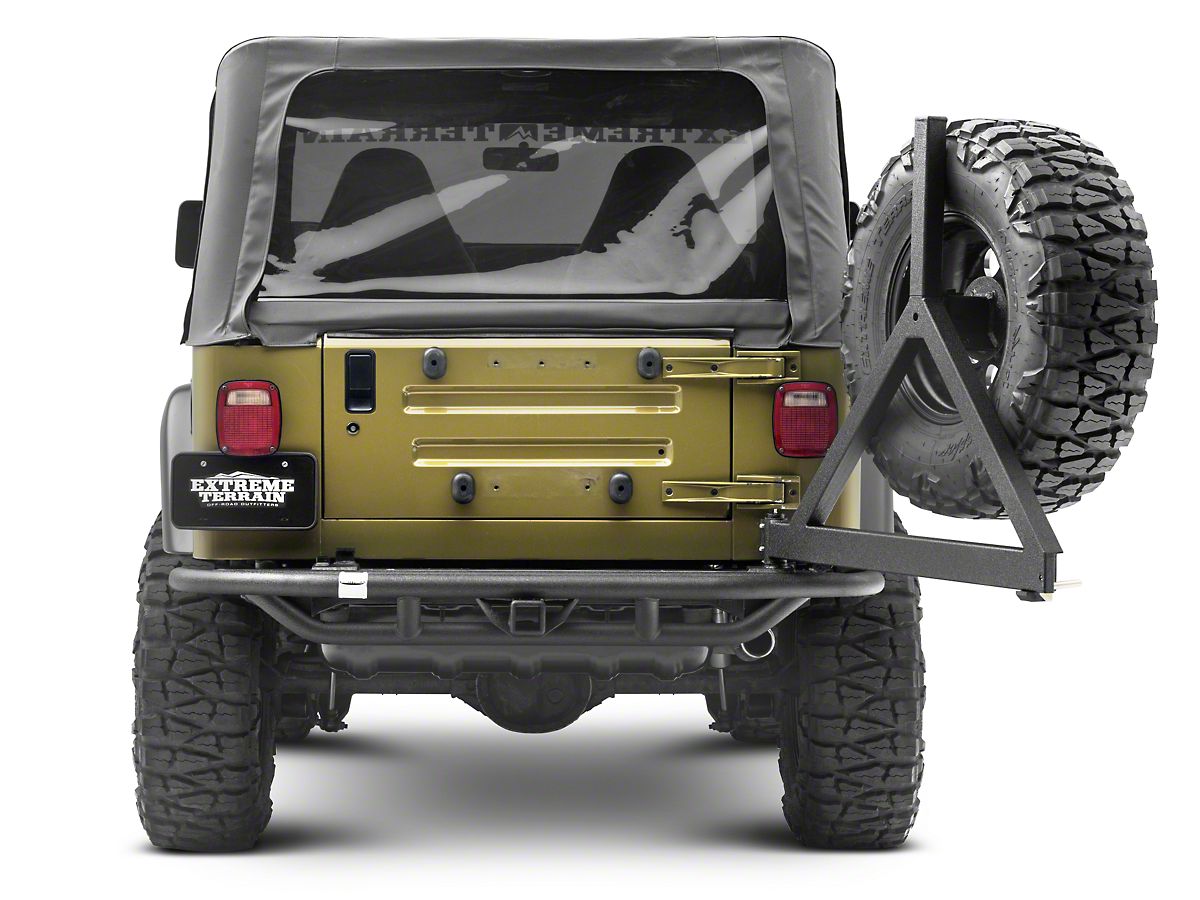 Smittybilt SRC Rear Bumper with Tire Carrier (87-06 Jeep Wrangler YJ & TJ)