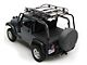 Smittybilt SRC Roof Rack; Textured Black (07-18 Jeep Wrangler JK 2-Door)