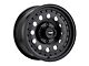 American Racing AR62 Outlaw II Satin Black Wheel; 15x10; -38mm Offset (76-86 Jeep CJ5 & CJ7)