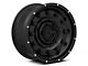 American Outlaw Wheels Dusty Road Satin Black Wheel; 17x8.5; 0mm Offset (07-18 Jeep Wrangler JK)