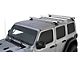 Rhino-Rack Heavy Duty RCL 2-Bar Backbone Roof Rack; Silver (18-24 Jeep Wrangler JL 4-Door w/ Hard Top)