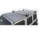 Rhino-Rack Heavy Duty RCL 2-Bar Backbone Roof Rack; Silver (18-24 Jeep Wrangler JL 4-Door w/ Hard Top)