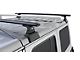 Rhino-Rack Vortex RLT600 2-Bar Backbone Roof Rack; Black (18-24 Jeep Wrangler JL 4-Door w/ Hard Top)