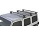 Rhino-Rack Vortex RLT600 3-Bar Backbone Roof Rack; Black (18-24 Jeep Wrangler JL 4-Door w/ Hard Top)