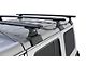 Rhino-Rack Vortex RLT600 3-Bar Backbone Roof Rack; Black (18-24 Jeep Wrangler JL 4-Door w/ Hard Top)