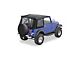 Bestop Supertop Classic Replacement Soft Top; Black Crush (76-95 Jeep CJ7 & Wrangler YJ w/ Full Doors)