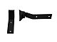 Tailgate Hinge; Black Powder Coated Stainless Steel; Pair (87-95 Jeep Wrangler YJ)