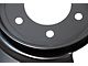 Disc Brake Dust Cover; Black Powder Coated Stainless Steel; Pair (78-86 Jeep CJ5 & CJ7)