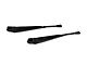 Windshield Wiper Arm; Black Powder Coated Stainless Steel; Pair (87-95 Jeep Wrangler YJ)