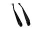 Windshield Wiper Arm; Black Powder Coated Stainless Steel; Pair (87-95 Jeep Wrangler YJ)